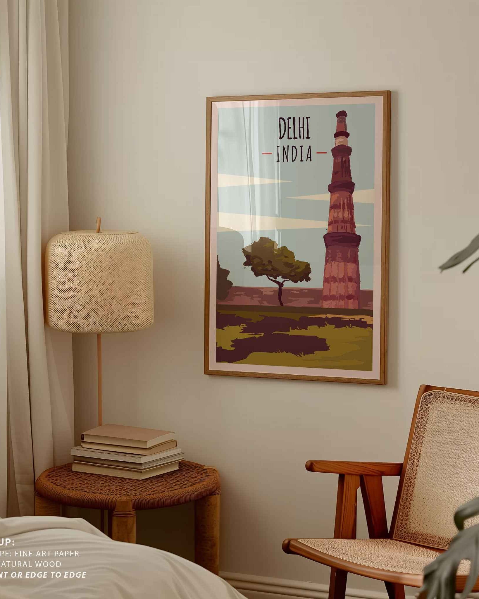 Delhi Travel Poster Print