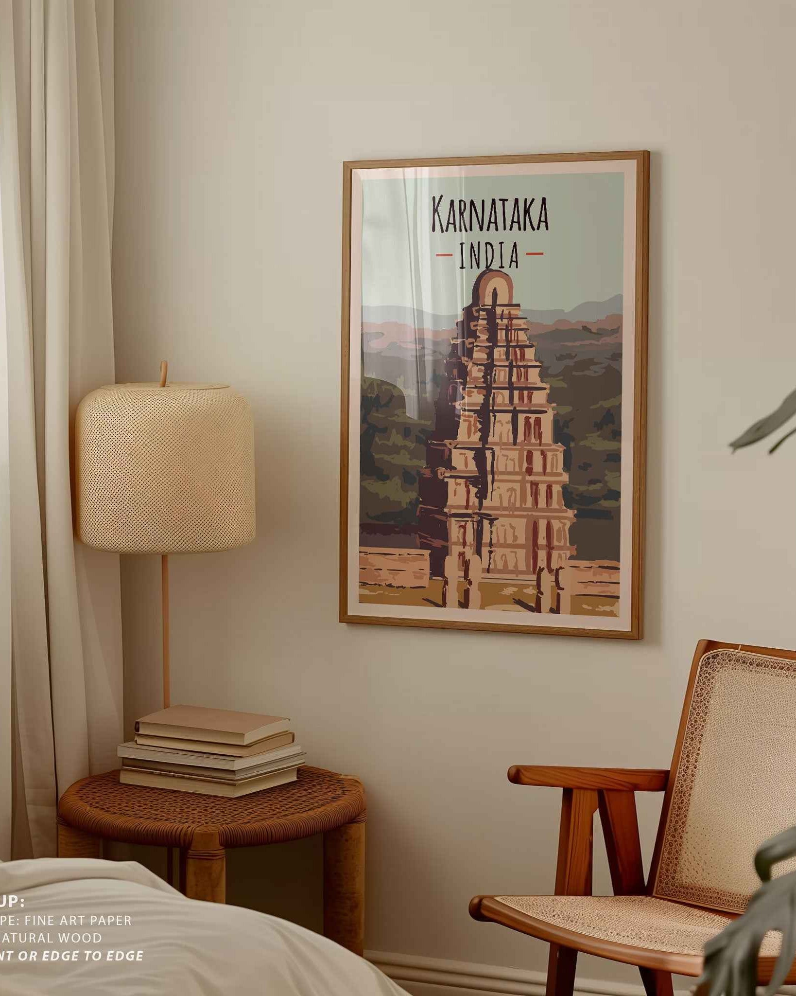 Karnataka Travel Poster Print