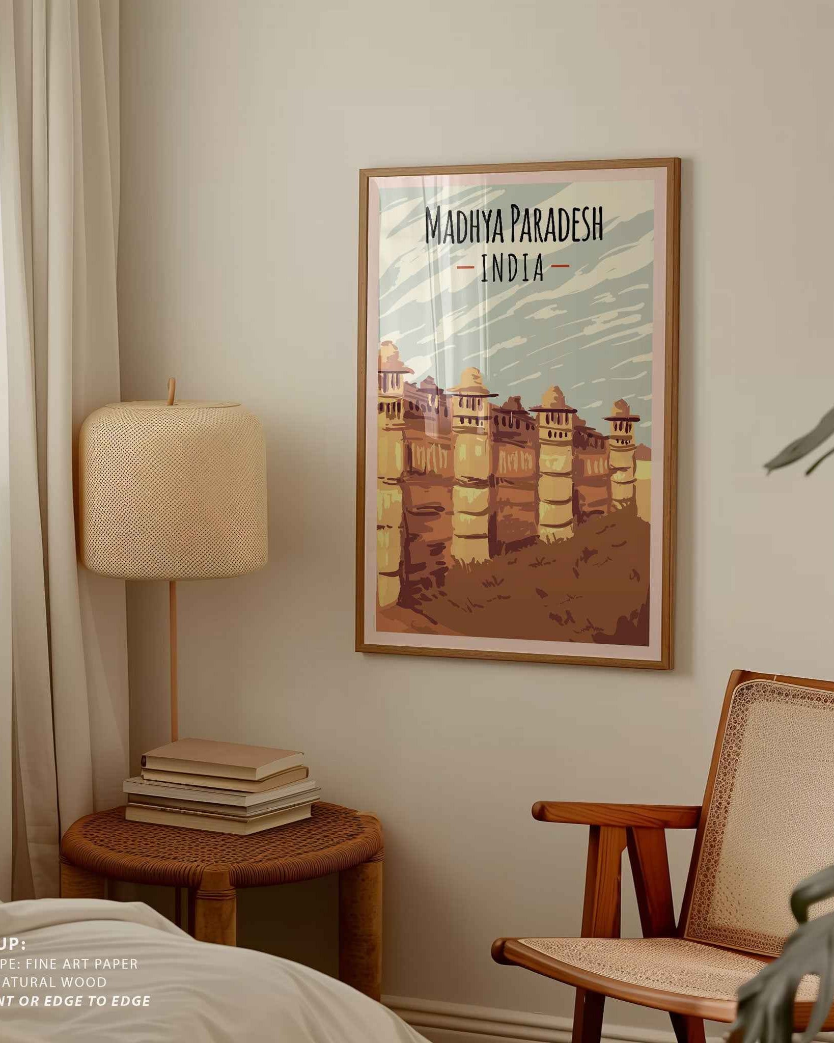 Madhya Pradesh Travel Poster Print