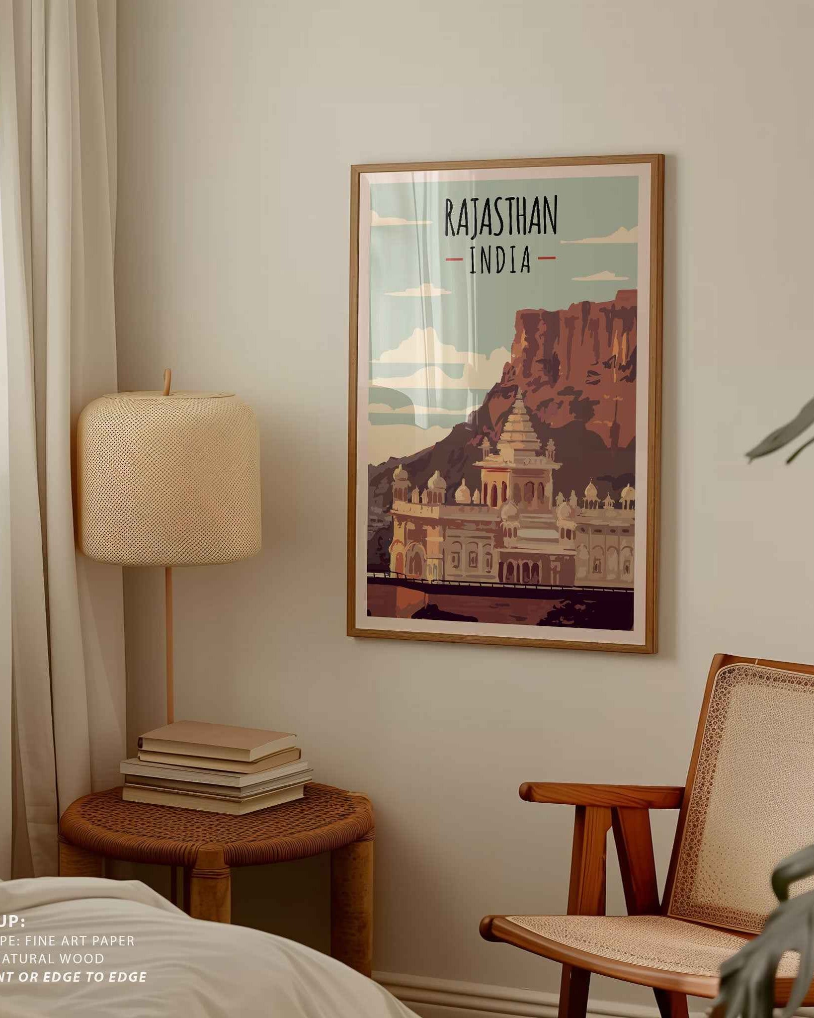 Rajasthan Travel Poster Print