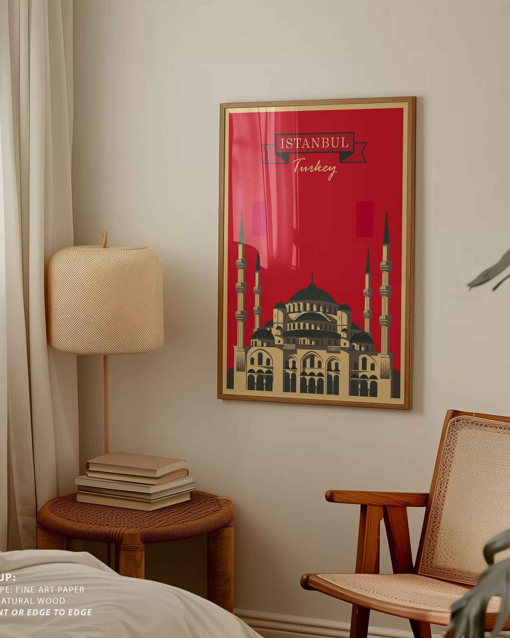 Turkey Vintage Travel Poster Print