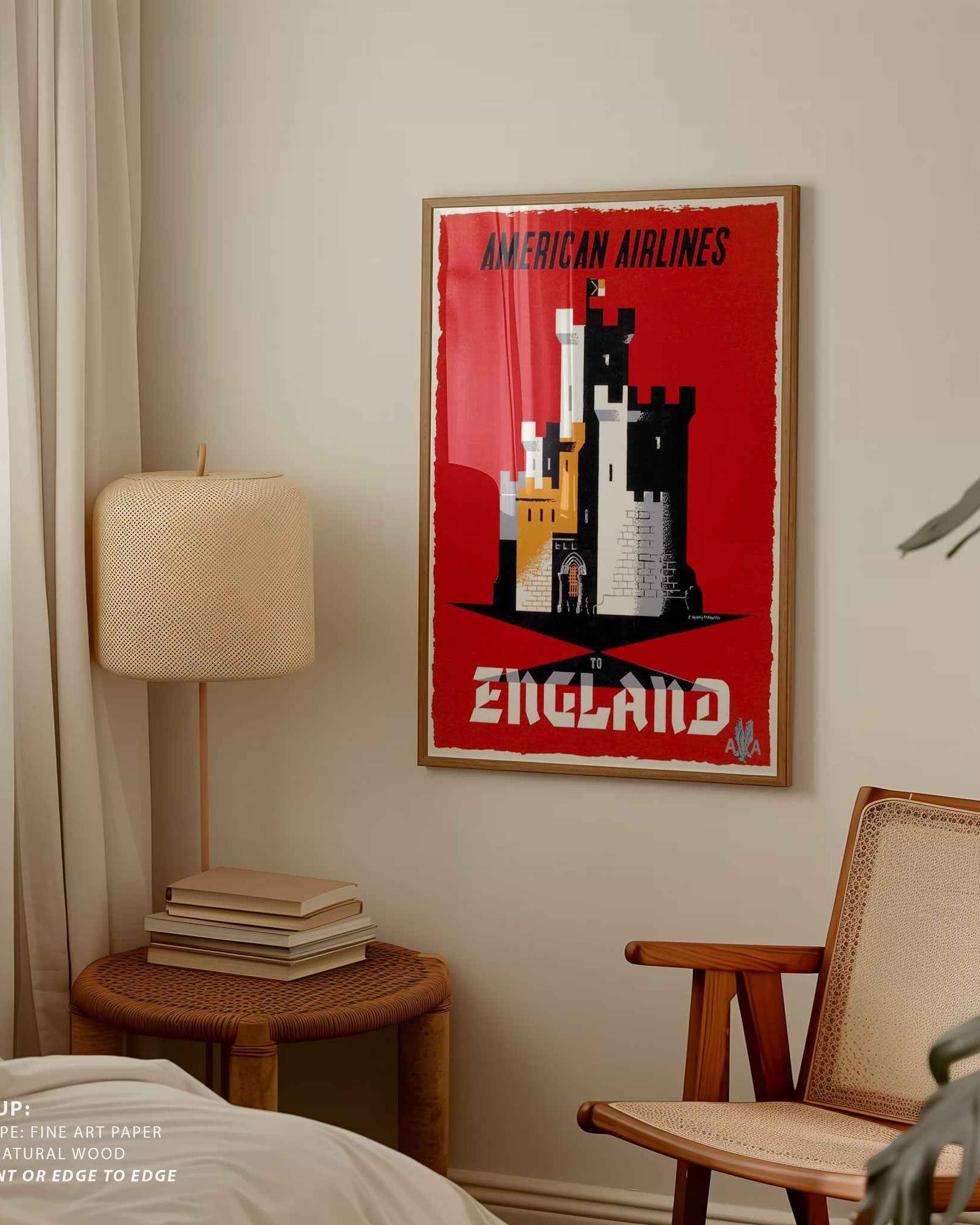 England Travel Poster Print