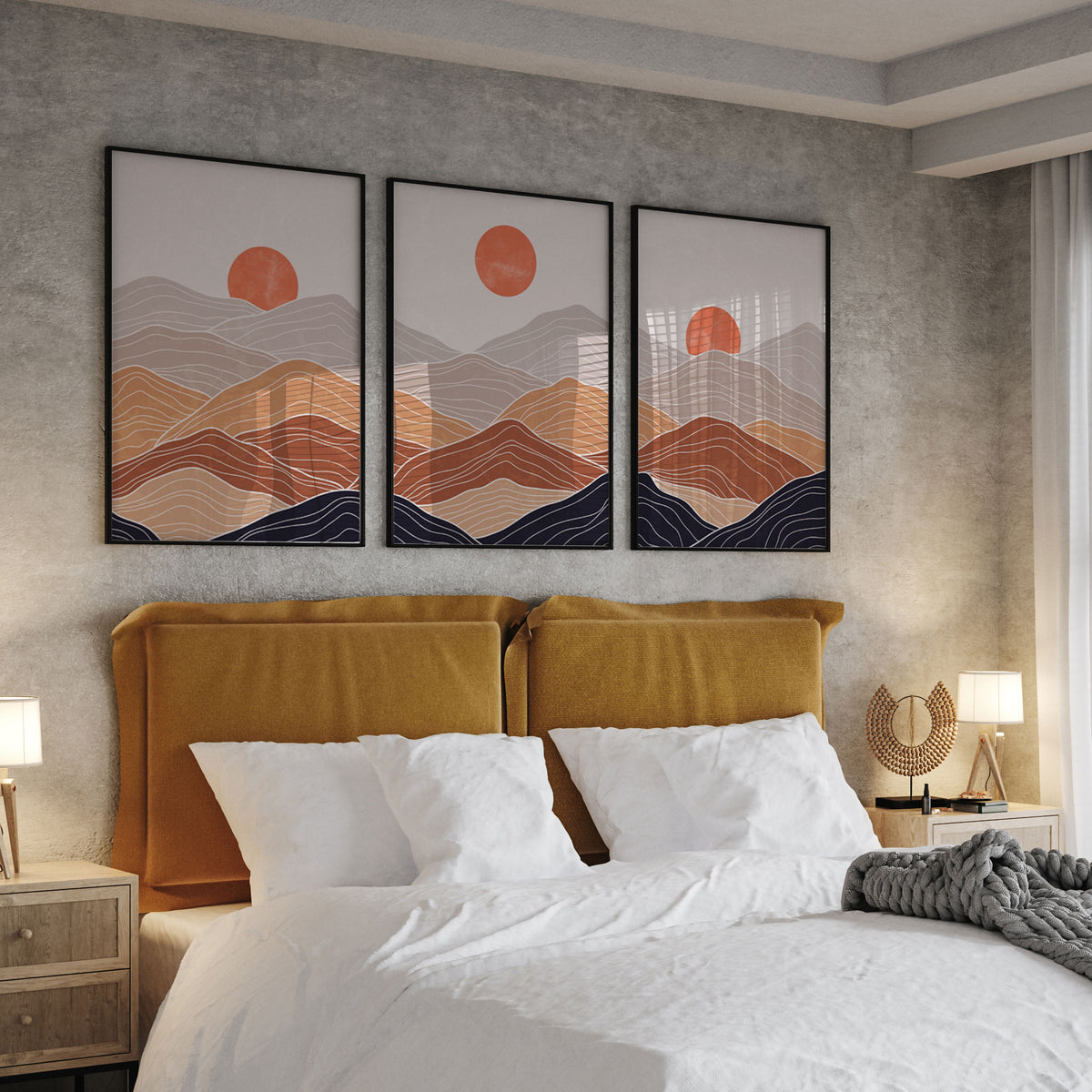 Aesthetic Modern Art Minimal Mountain