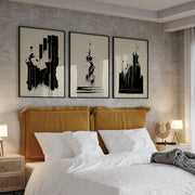 Banksy Set of 3 Minimalist Neutral – image 3