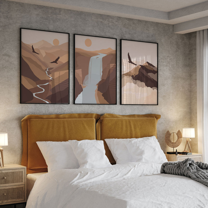 Mid Century Modern Mountain I
