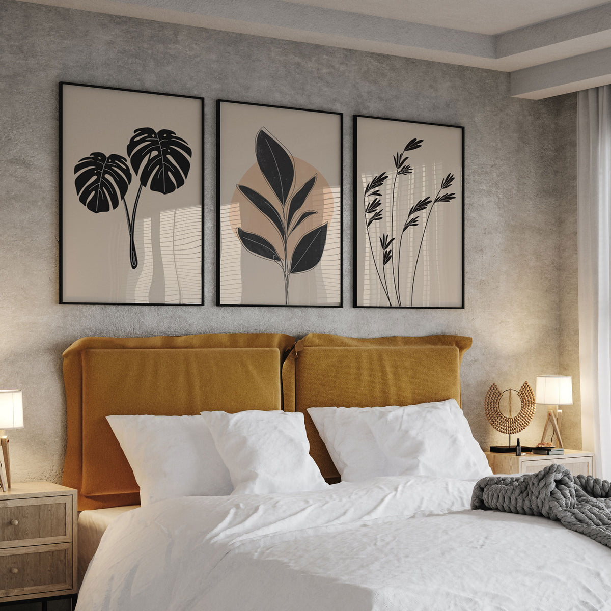 Minimal Neutral Color Leafs