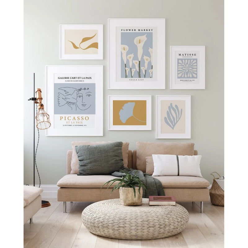 Exhibition Gallery Wall Set of 6, Matisse Art, Flower Market Art, Picasso Art
