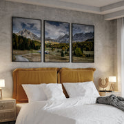 Mountain view, Set of 3, Set of Three Paintings – image 3