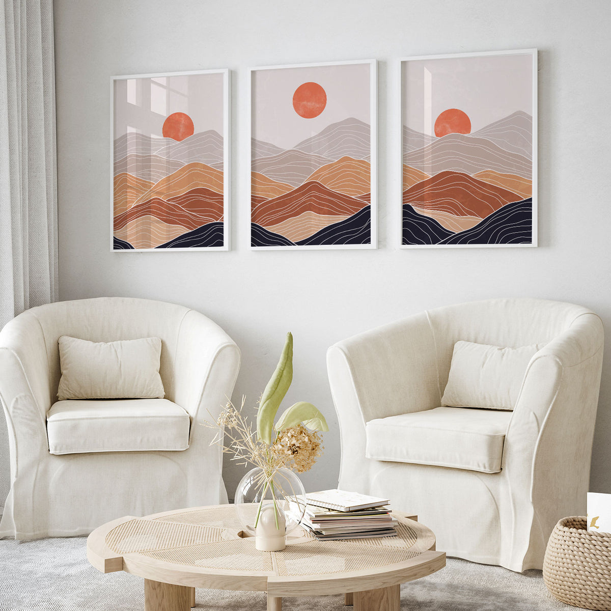 Aesthetic Modern Art Minimal Mountain