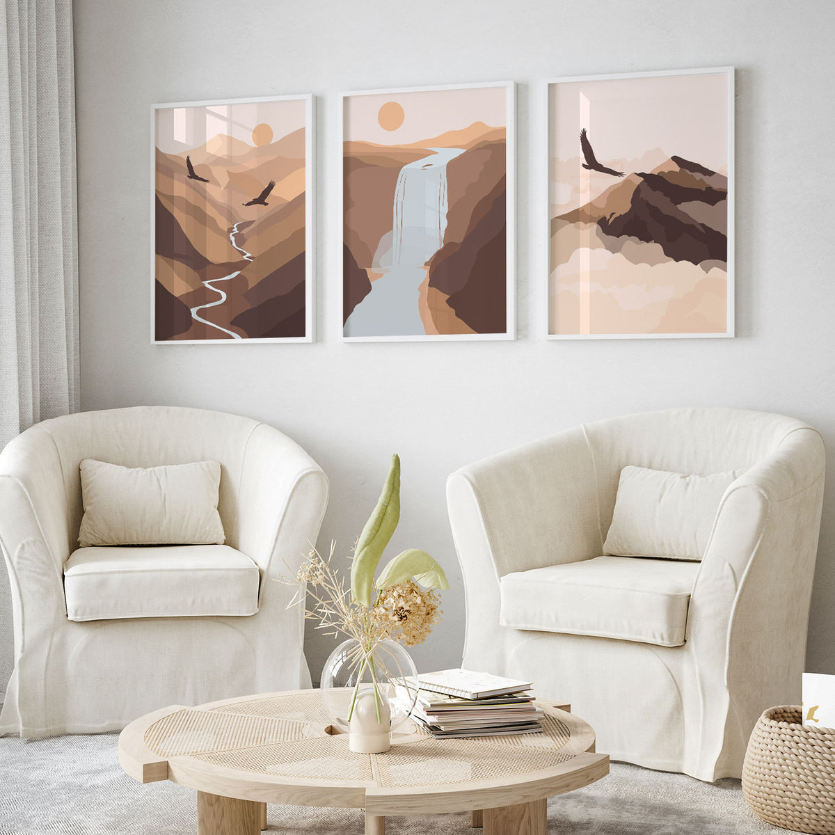 Mid Century Modern Mountain I
