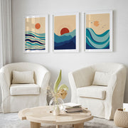 Sunset Minimalist Waves & Tides – image 1