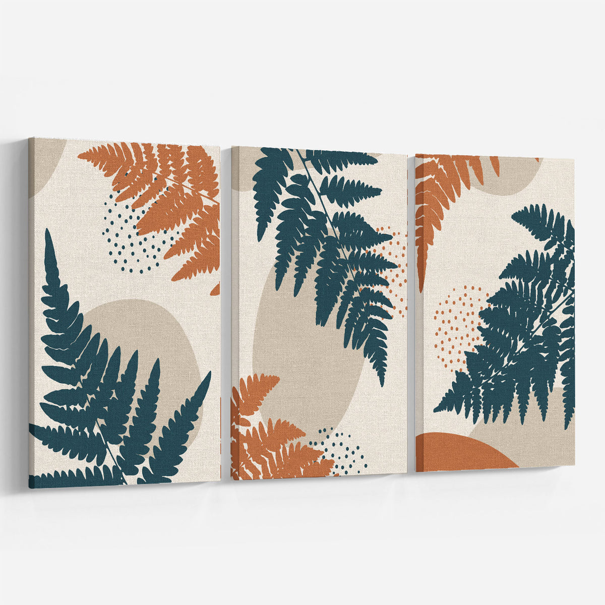 Abstract Botanical Plant and Leaves