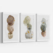 Abstract Geometry Watercolor Style Modern Art – image 3