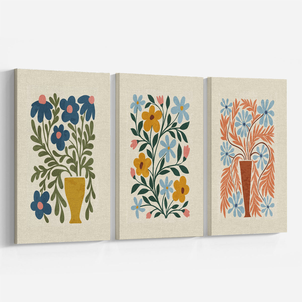 Boho Flowers Botanical Modern Minimalist