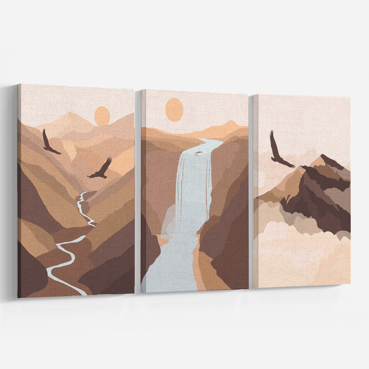 Mid Century Modern Mountain I