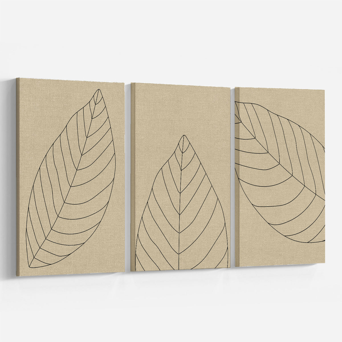 Neutral Leaf Line Art