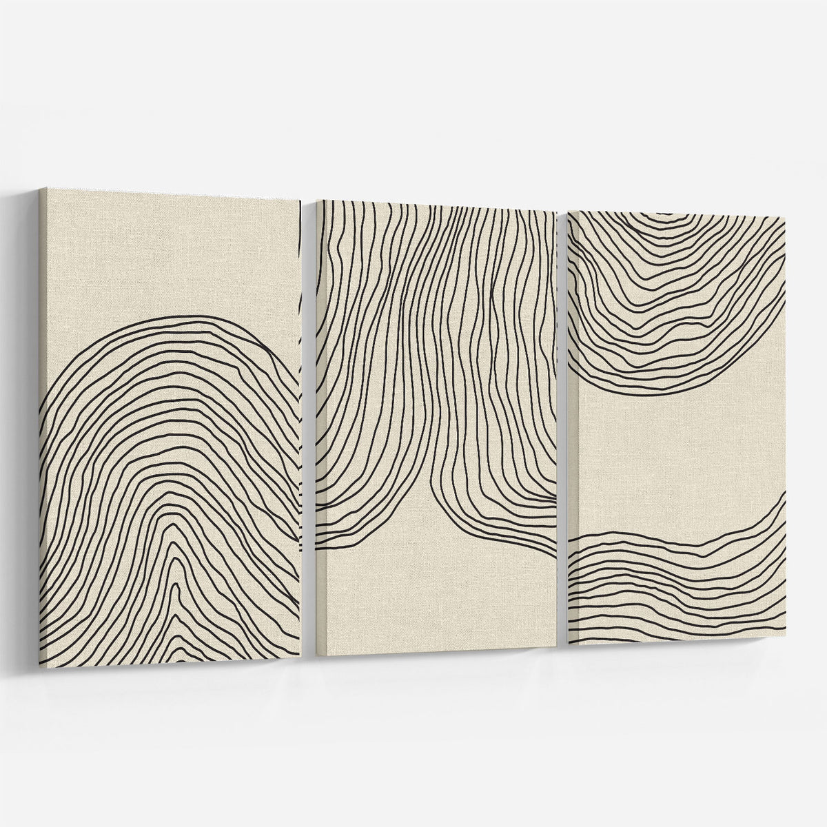 Single Organic Line Abstract