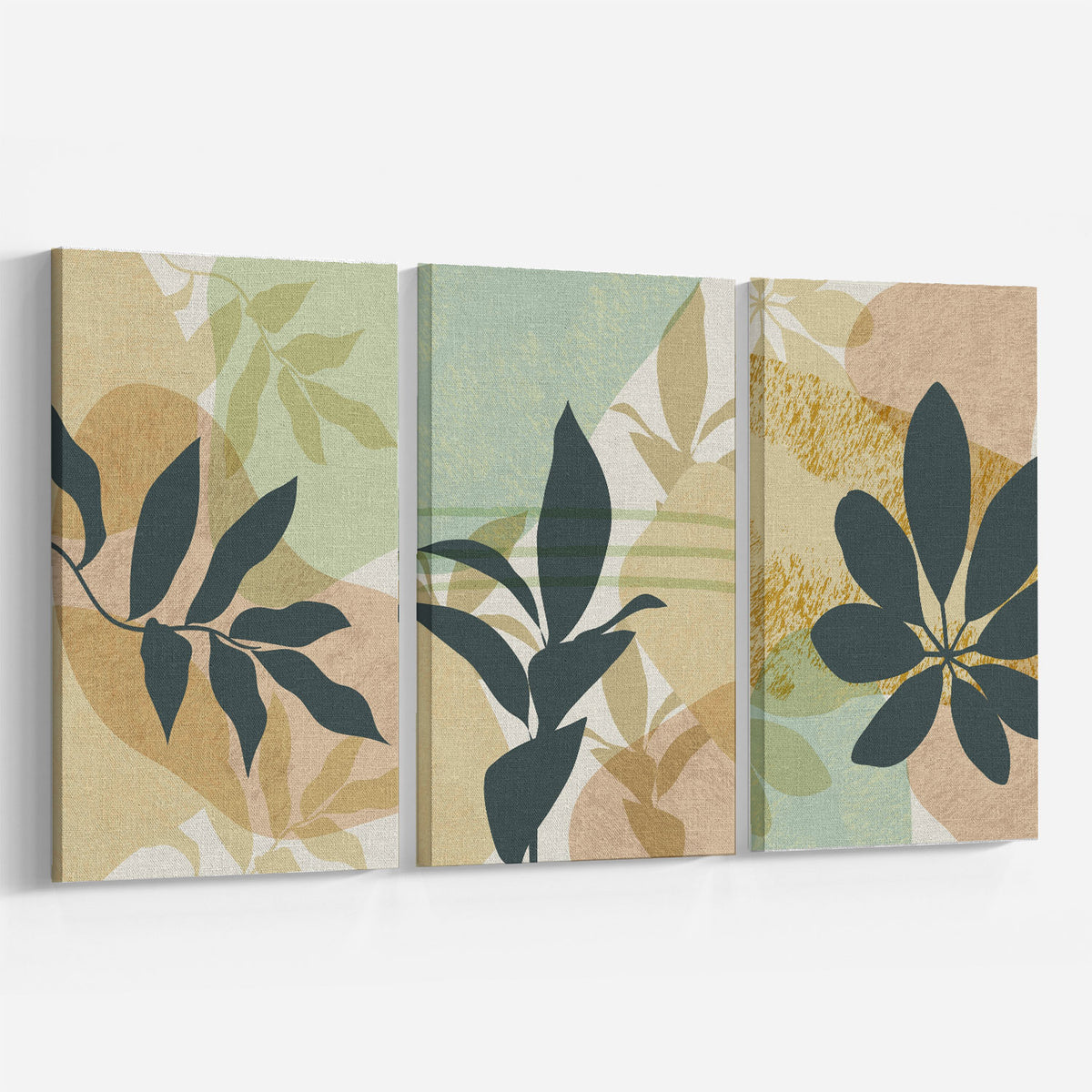 Tropical Boho Leaves Green Fresh