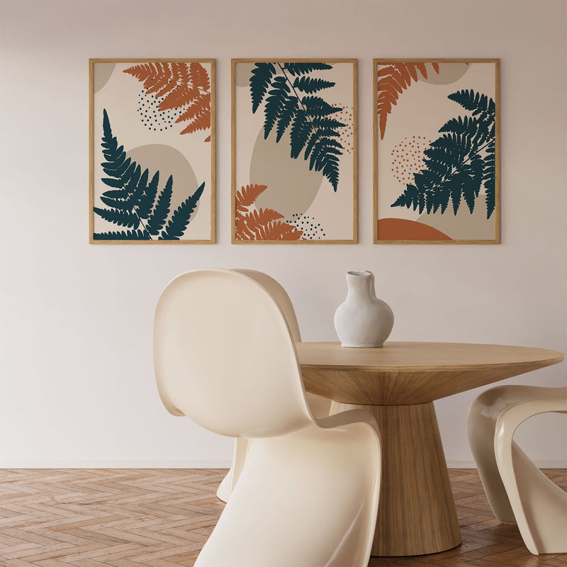 Abstract Botanical Plant and Leaves