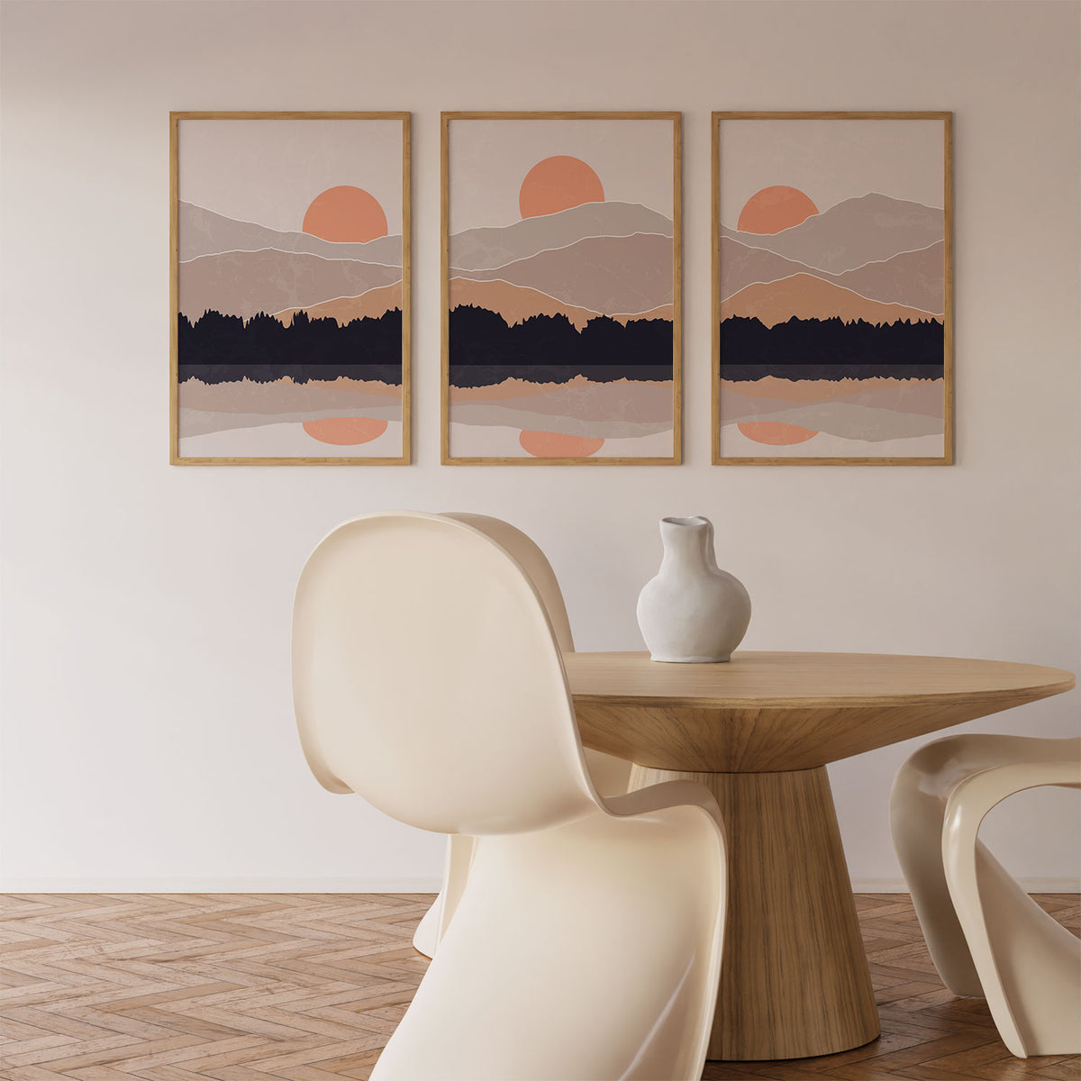 Aesthetic Modern Art Minimal Mountain II