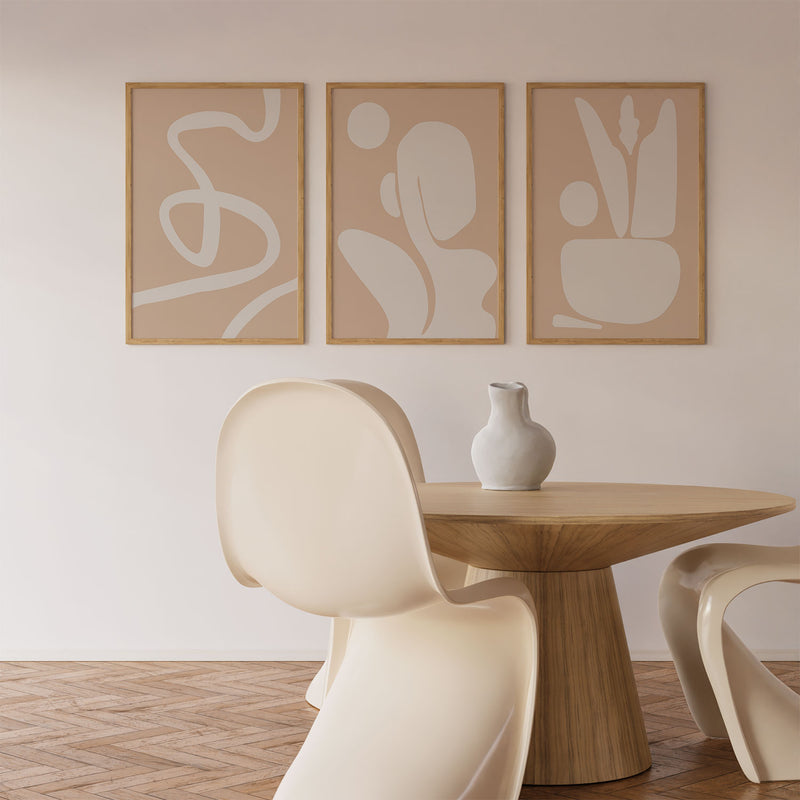 Beige Neutral Abstract Minimalist
