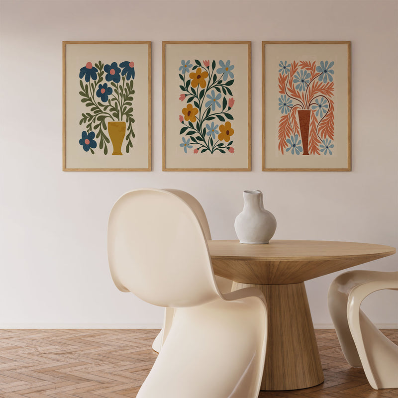 Boho Flowers Botanical Modern Minimalist