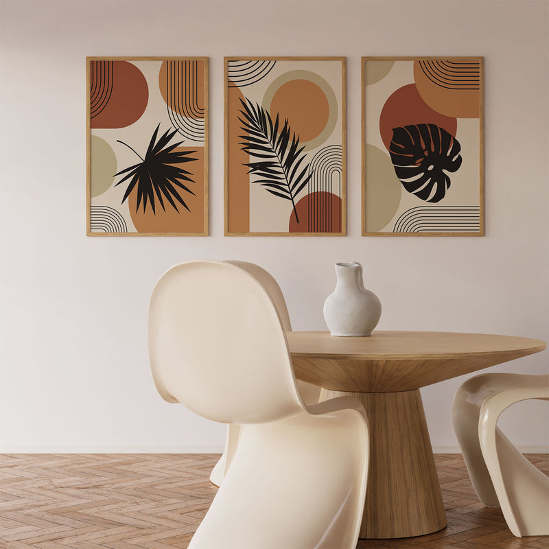 Boho Leaves Set Bohemian Style