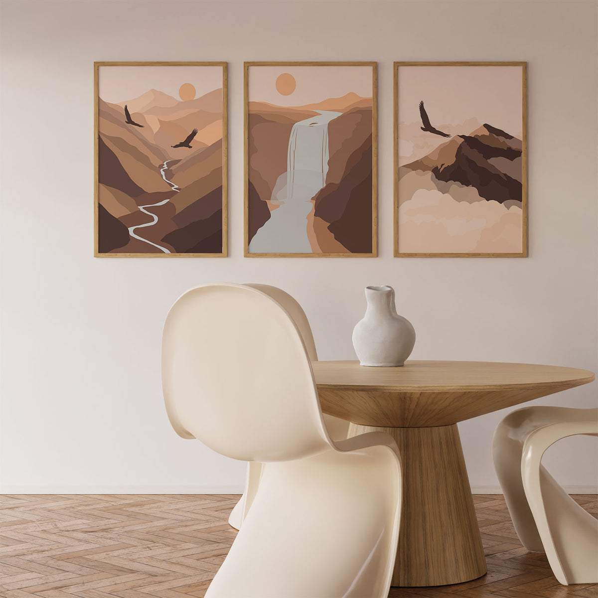 Mid Century Modern Mountain I