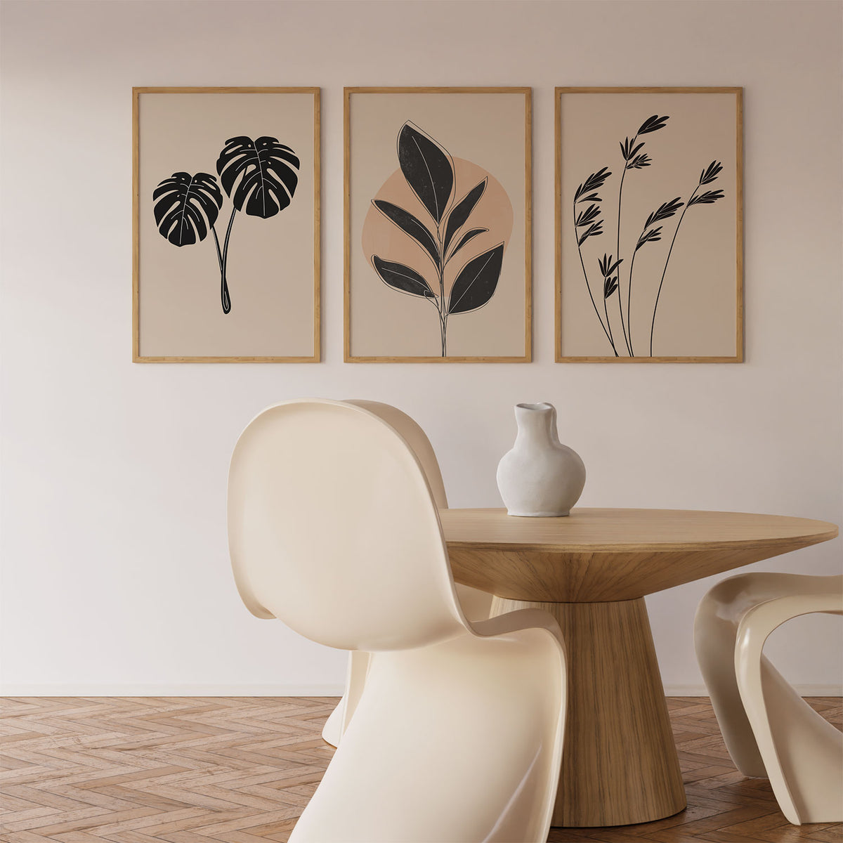 Minimal Neutral Color Leafs