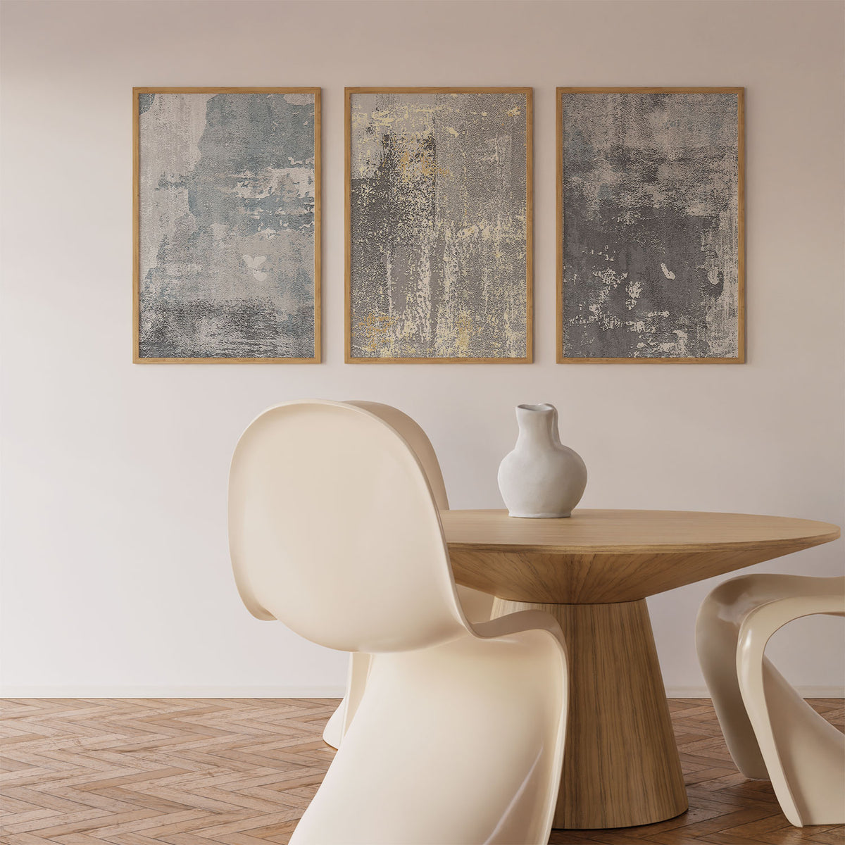 Set of 3 Abstract Neutral