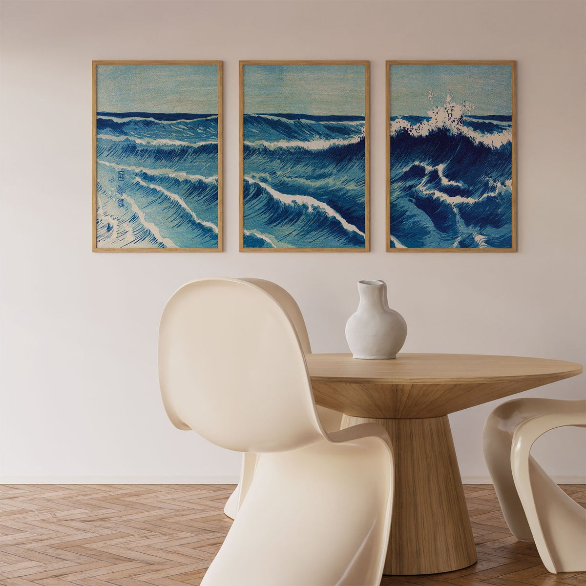 Ocean waves, Set of 3, Set of Three Paintings