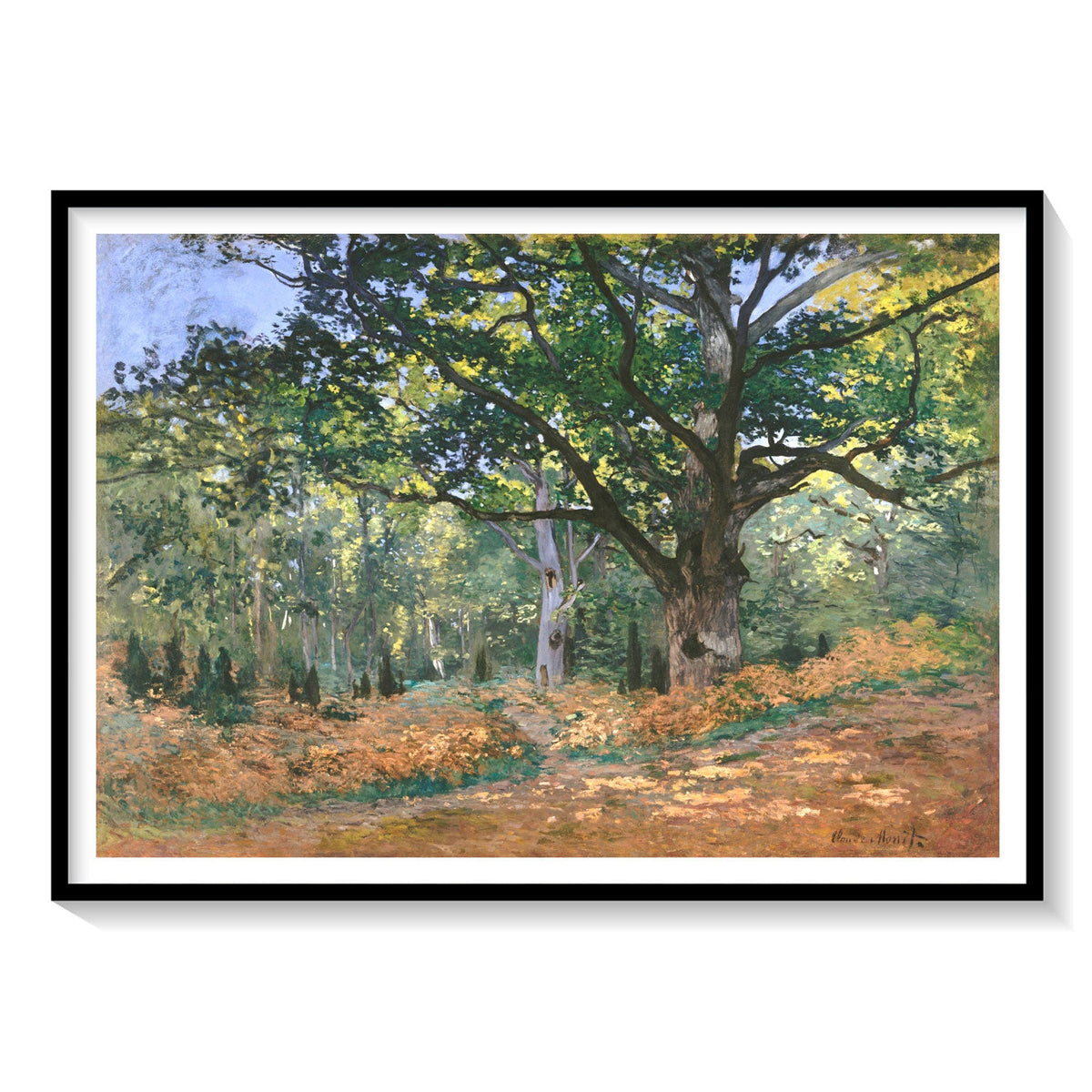 The Bodmer Oak Fontainebleau, Claude Monet Art Painting