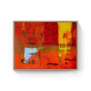 Cranberry Abstract Art Canvas Painting – image 1