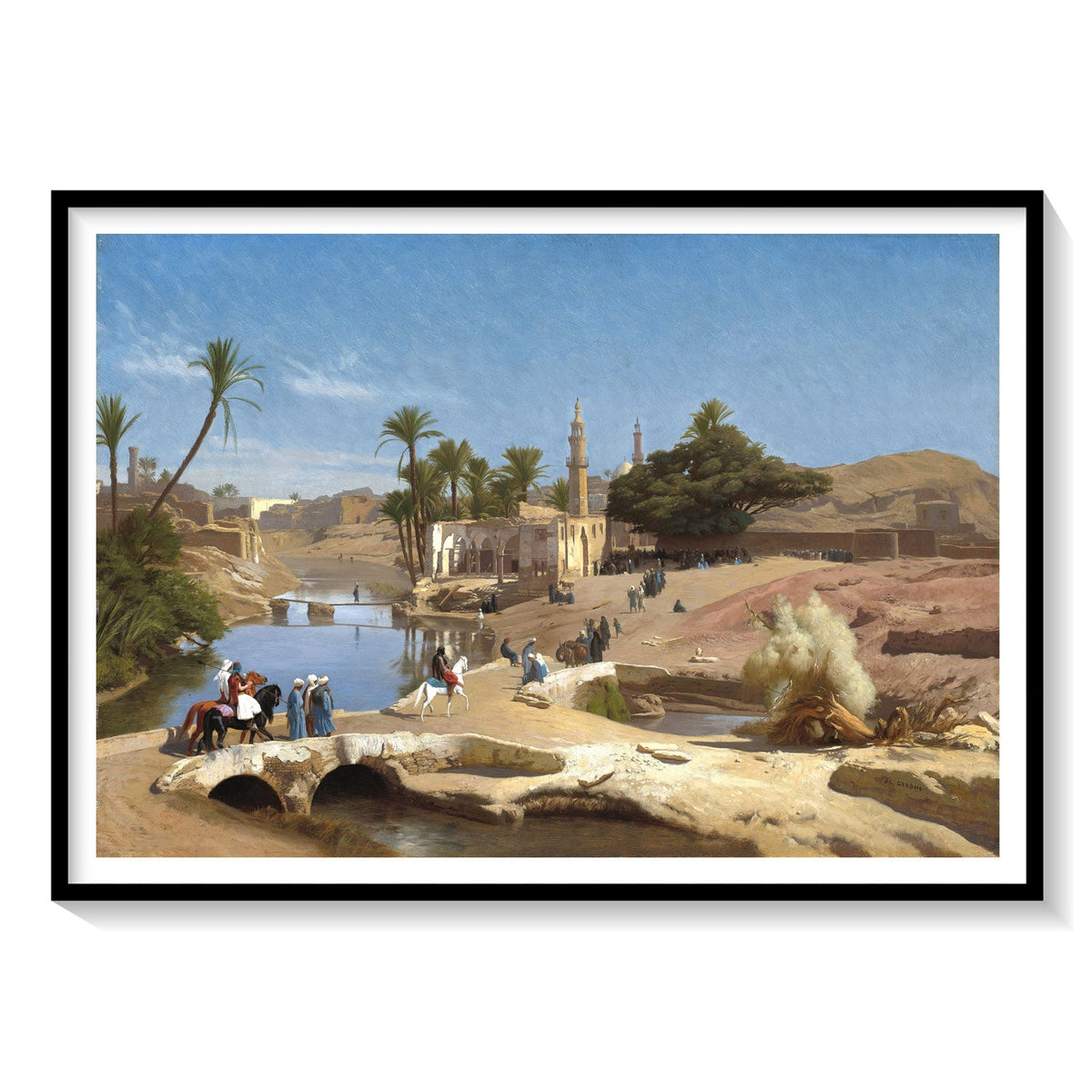 View of Medina, Gerome Painting