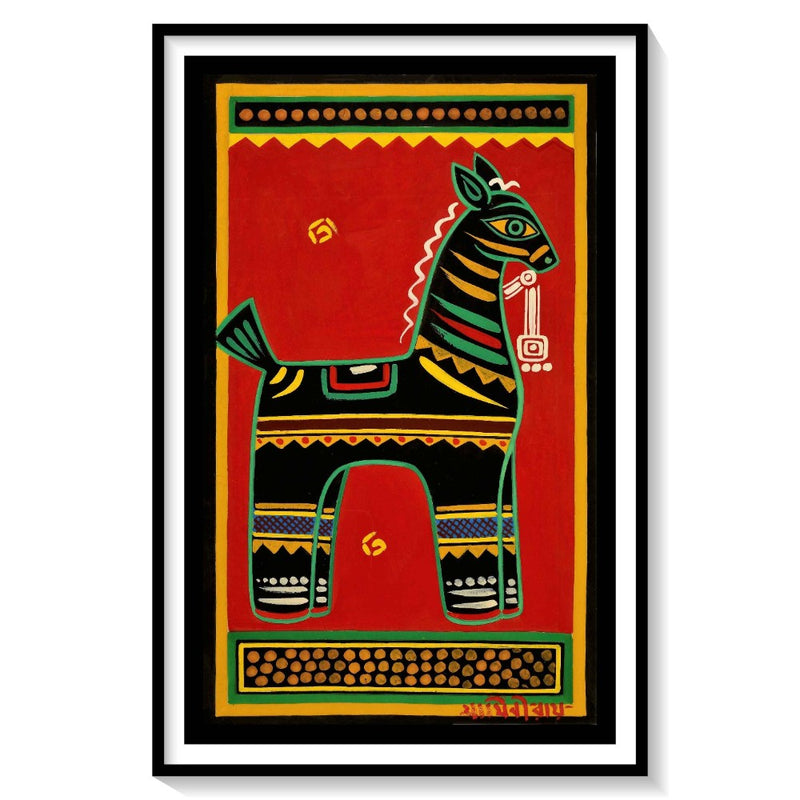 Dark Horse, Jamini Roy Paintings
