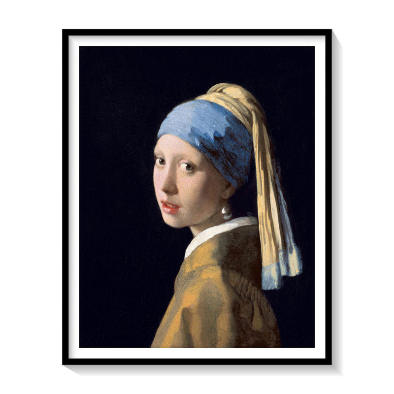 Girl with a pearl, Johannes Vermeer Painting