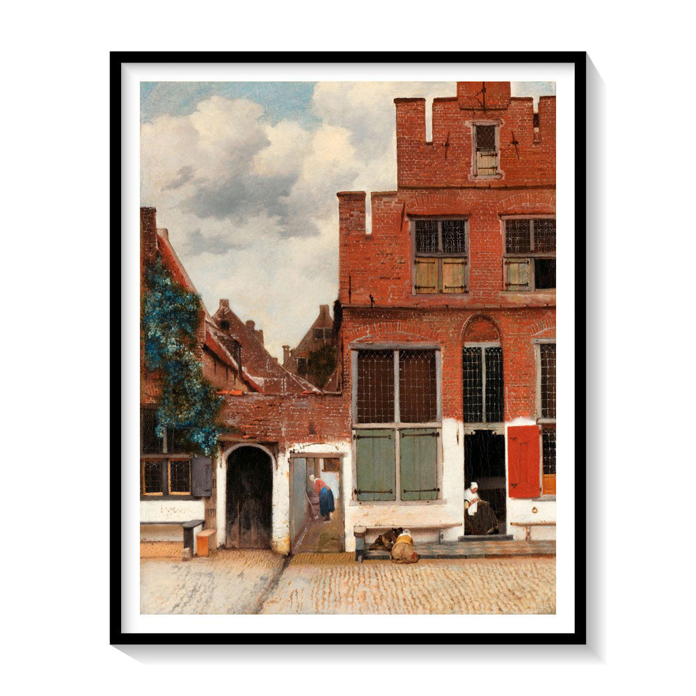 The little street, Johannes Vermeer Painting