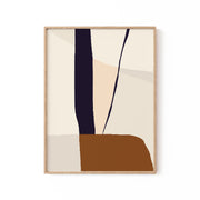 Minimal Abstract Brown 01 Minimalist Art Painting – image 1