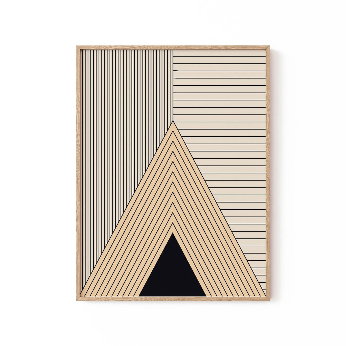 Minimalist Reflex 02, Geometric Art Paintings