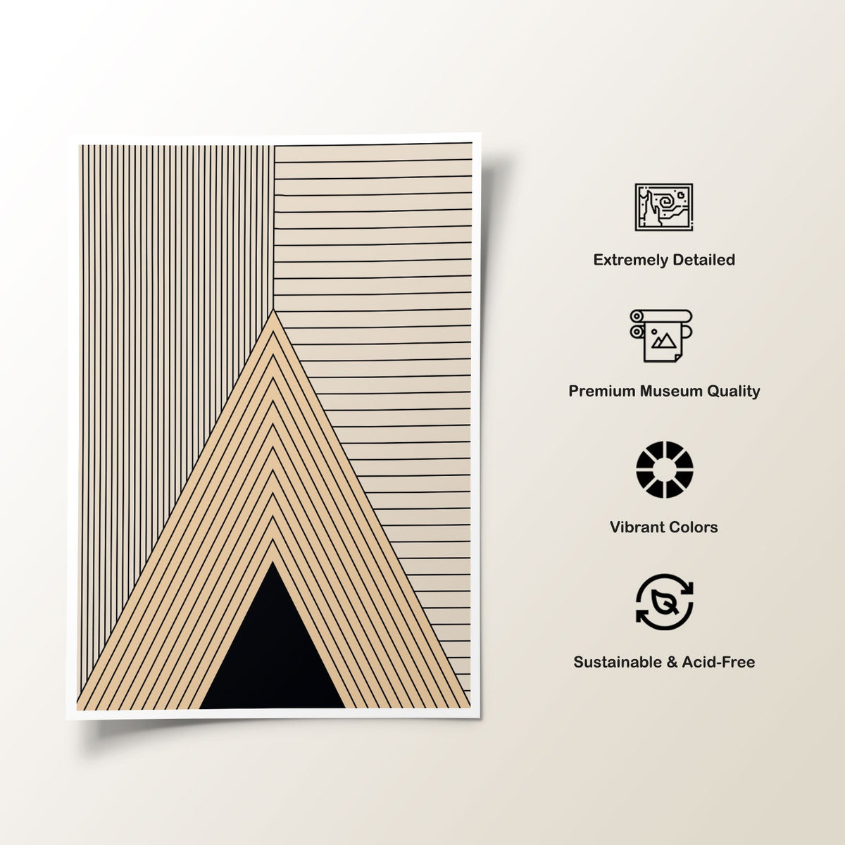 Minimalist Reflex 02, Geometric Art Paintings
