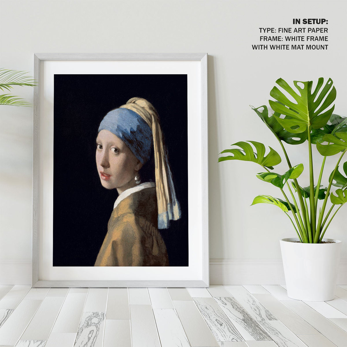 Girl with a pearl, Johannes Vermeer Painting