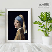 Girl with a pearl, Johannes Vermeer Painting – image 3