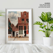 The little street, Johannes Vermeer Painting – image 4