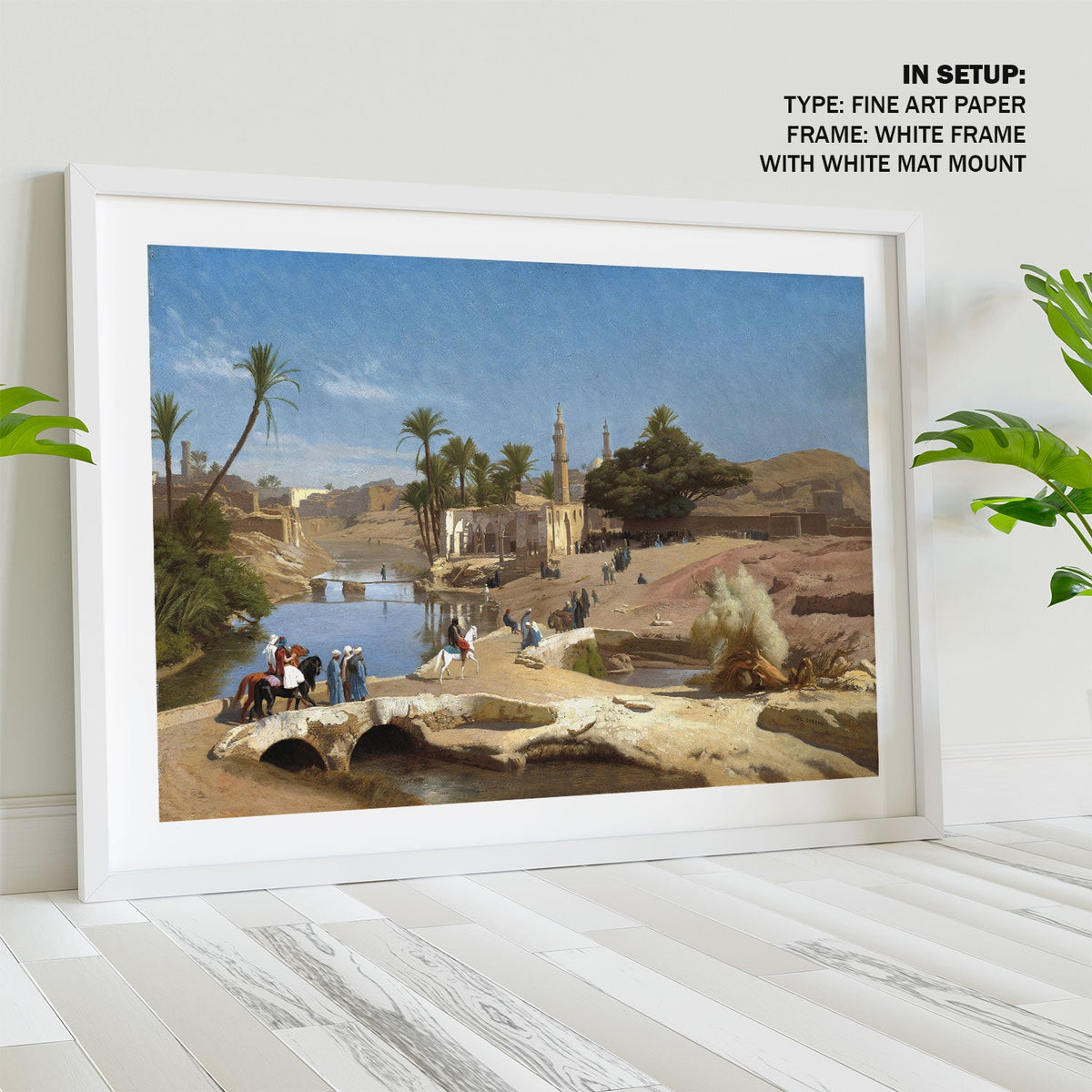 View of Medina, Gerome Painting