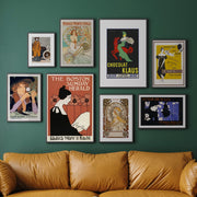 Art Nouveau Set of 8, Vintage Wall Art, Gallery Wall Sets – image 3