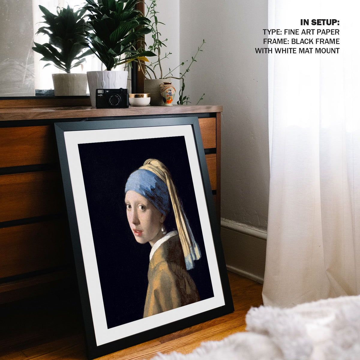 Girl with a pearl, Johannes Vermeer Painting