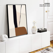 Minimal Abstract Brown 01 Minimalist Art Painting – image 3