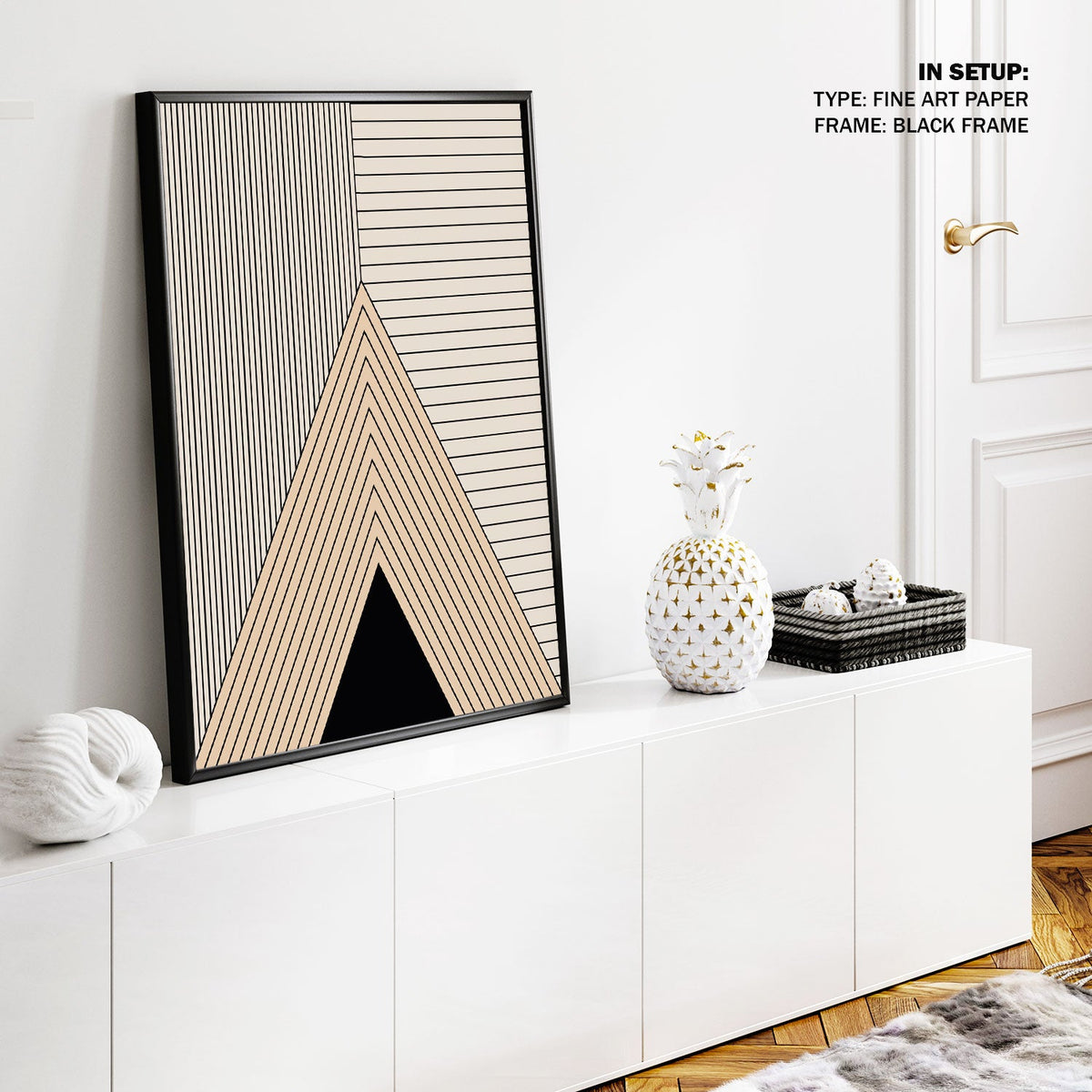 Minimalist Reflex 02, Geometric Art Paintings