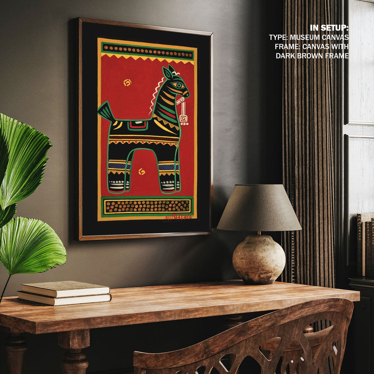 Dark Horse, Jamini Roy Paintings