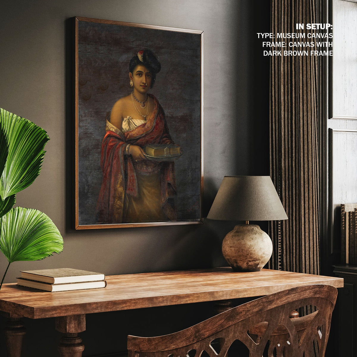 The Maharani of Travancore, Raja Ravi Varma Paintings
